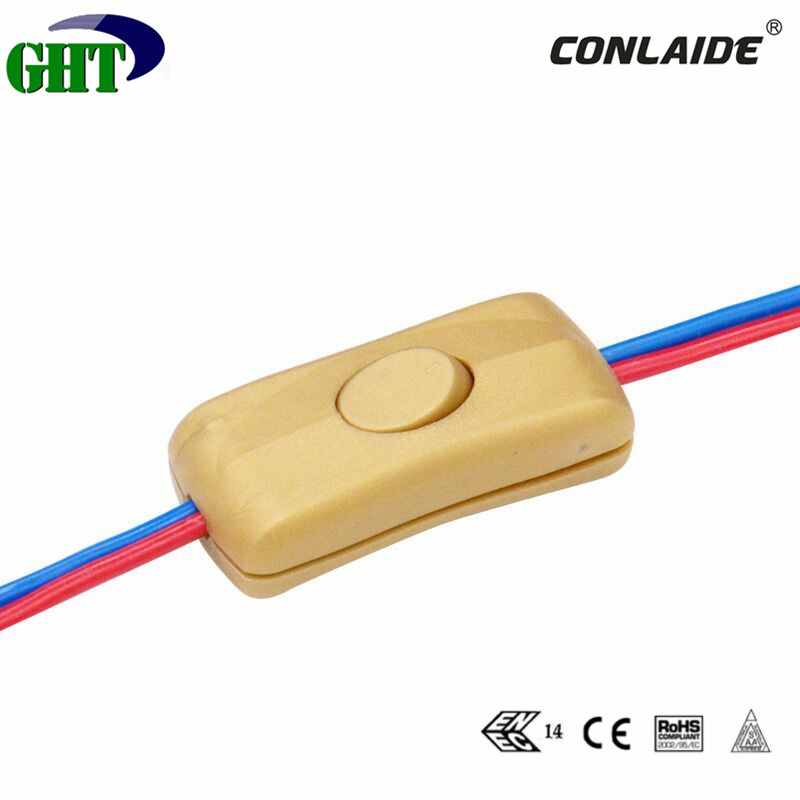 KS1 Double pole cord line switch for 2x0.75mm wire
